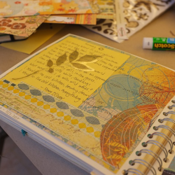 Image for event: DeStress &amp; Express Yourself! Adult Art Journaling Series