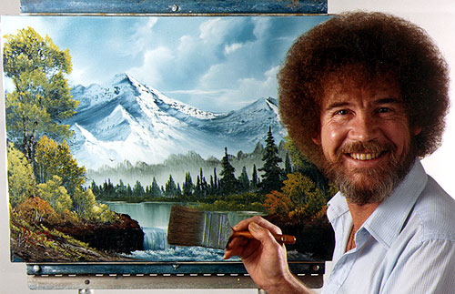 Image for event: Bob Ross Paint Along