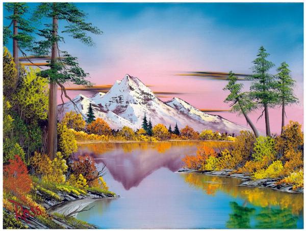 Image for event: Bob Ross Paint Night