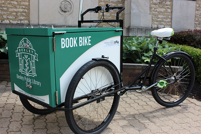 Photo of the Bexley Public Library Book Bike