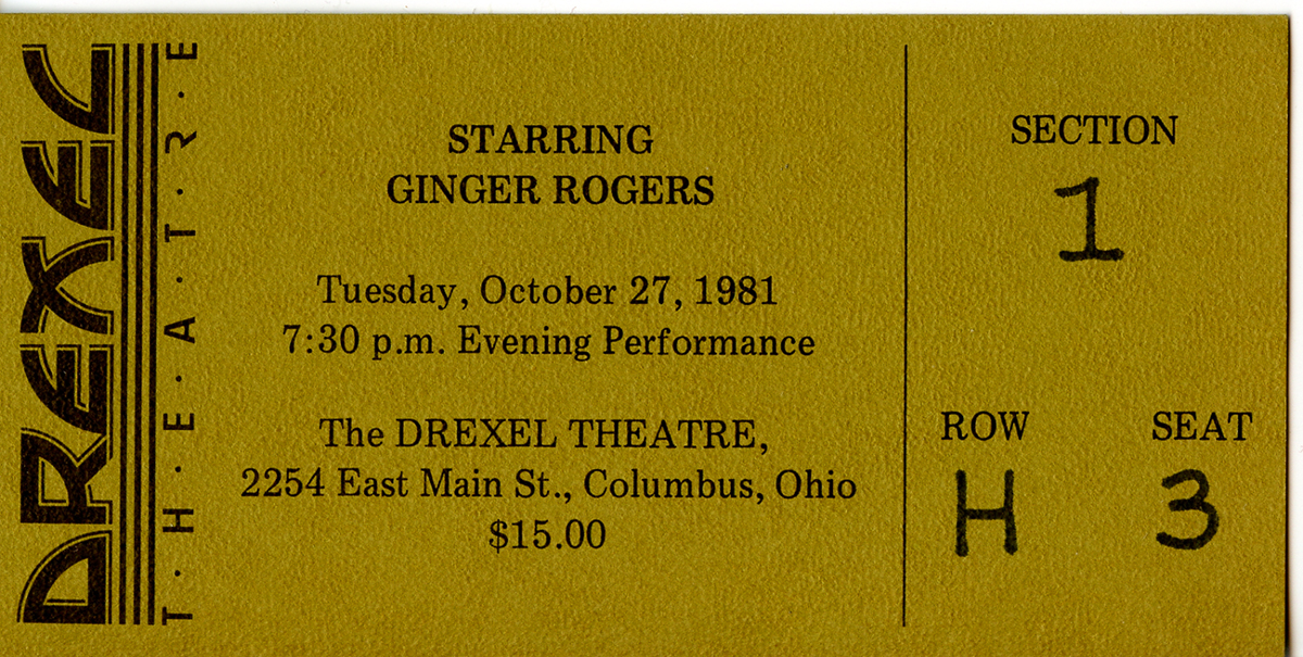 Photo of Movie Ticket from Drexel Theater